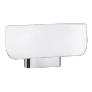Naslon 34x18,5 cm srebran/bijel