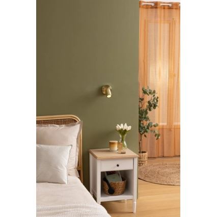 Nástěnné bodové svítidlo VICO 1xGU10/25W/230V zlatá od Atmosphera