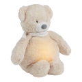 Nattou - Medo za uspavljivanje s melodijom i svjetlom SLEEPY BEAR 4u1 bež