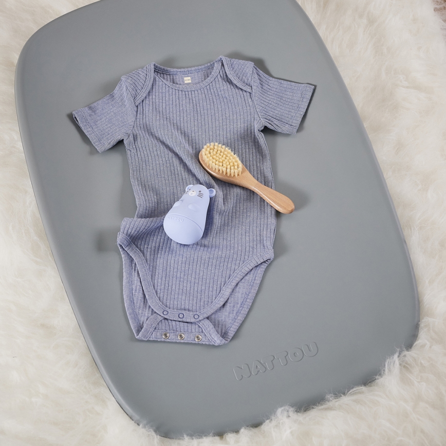 Nattou - Podloga za presvlačenje SOFTY 50x70 cm siva