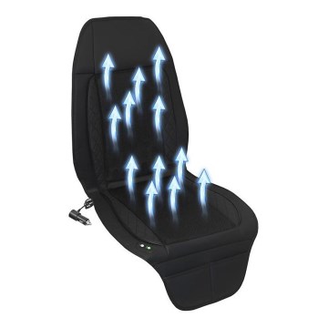 Navlaka za sjedalo s ventilacijom 10W/12V crna