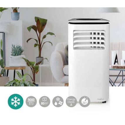 Pametni mobilni klima uređaj 3u1 sa svom dodatnom opremom 1023W/230V 9000 BTU + daljinski upravljač