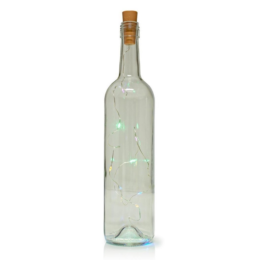 LED Dekorativni lanac s čepom za boce 8xLED/3xLR44 IP44