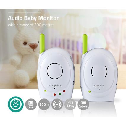 Bežični monitor za bebe 5W/230V