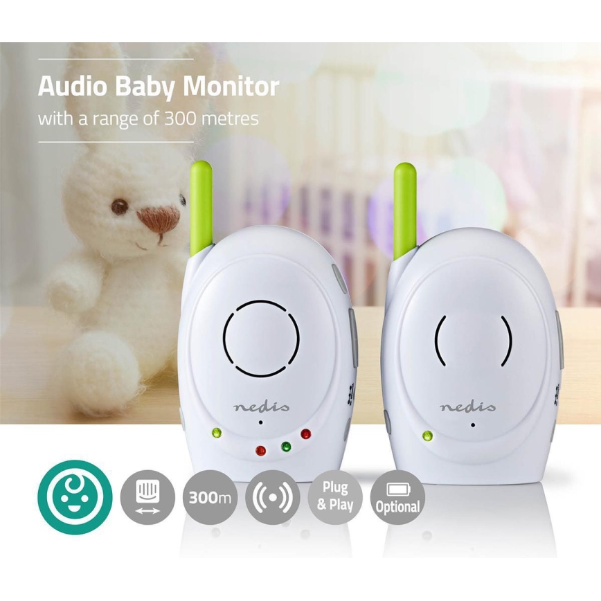 Bežični monitor za bebe 5W/230V