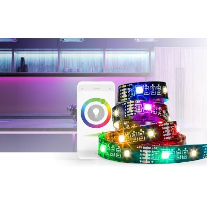 LED RGB Prigušiva traka SmartLife 2,4m LED/4W/5V