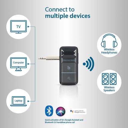 Prijenosni prijemnik Bluetooth AUX