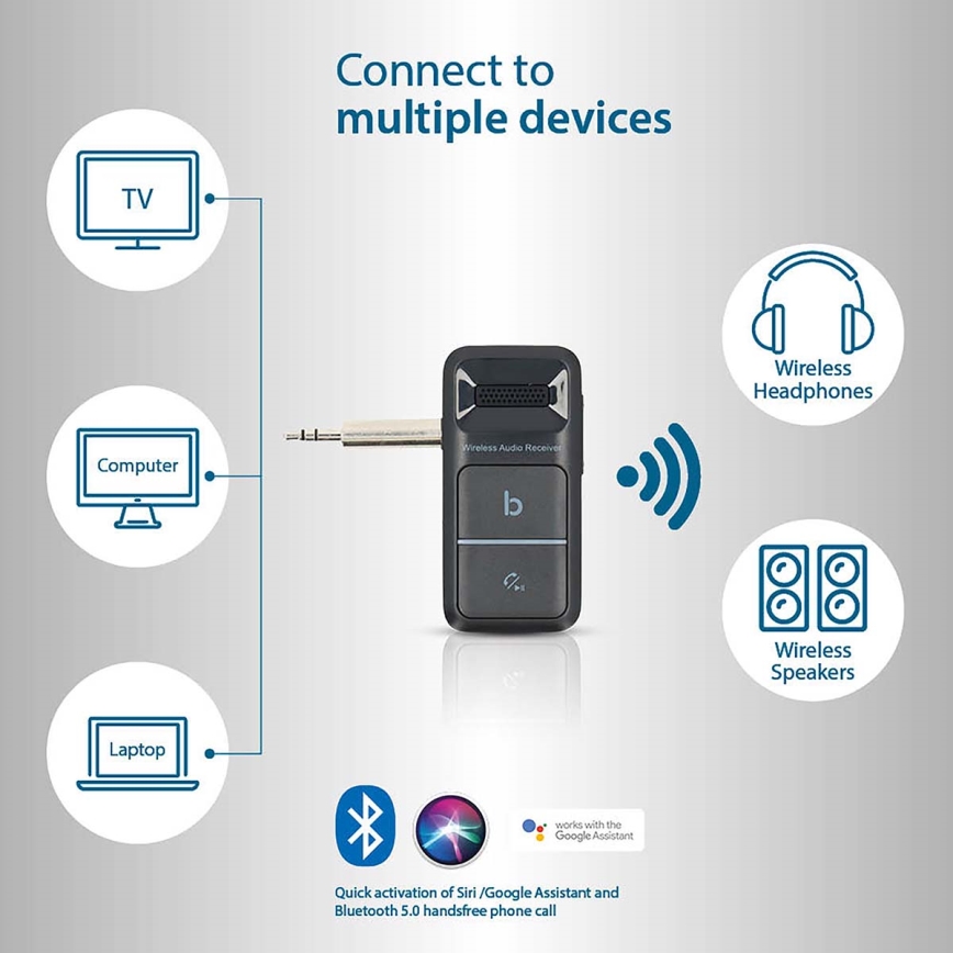 Prijenosni prijemnik Bluetooth AUX
