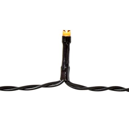 LED vanjski niz 192xLED/7 funkcija/3xAA 14,9m IP44 topla bijela
