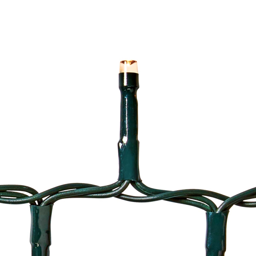 LED vanjski svjetlosni lanac 560xLED/7 funkcija 14 m IP44 topla bijela