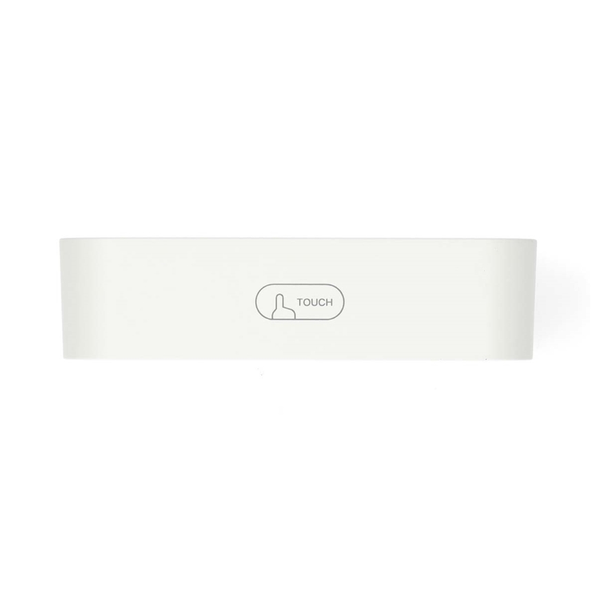 Digitalni sat s budilicom, termometrom i higrometrom, 2xAA, bijeli