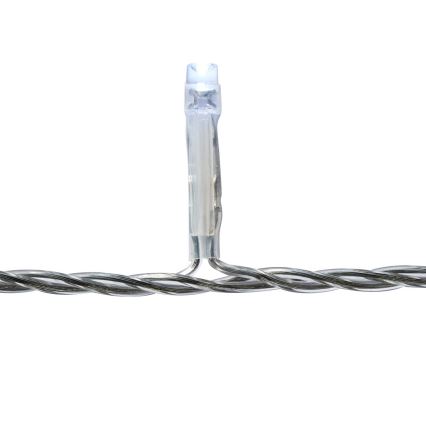 LED vanjska božićna zavjesa 180xLED/7 funkcija 10,9m IP44 hladna bijela