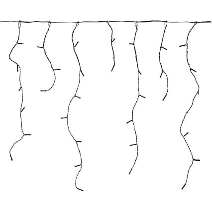 LED Vanjska božićna svjetlosna zavjesa 360xLED/7 funkcija 14m IP44 topla bijela