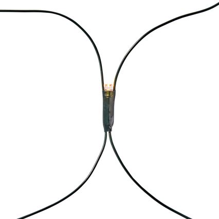 LED vanjska svjetlosna zavjesa 320xLED/7 funkcija 6m IP44 topla bijela