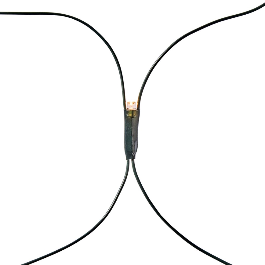 LED vanjska svjetlosna zavjesa 320xLED/7 funkcija 6m IP44 topla bijela