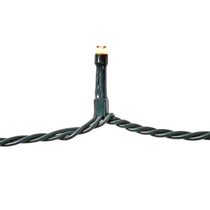 LED vanjski lanac 180 LED/7 funkcija, 16,5 m, IP44, topla bijela