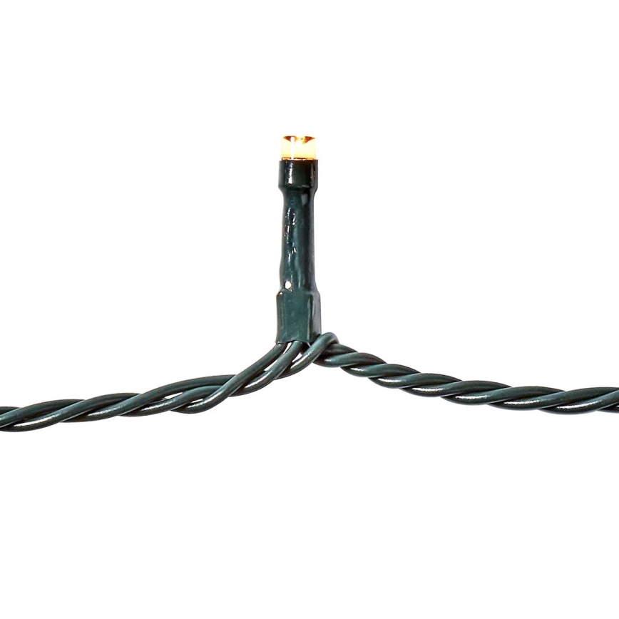 LED vanjski lanac 180 LED/7 funkcija, 16,5 m, IP44, topla bijela