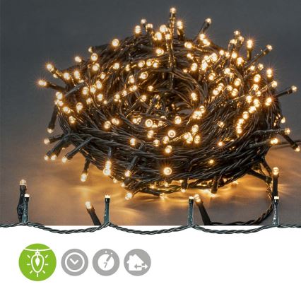 LED vanjski lanac 720 LED/7 funkcija 57 m IP44 topla bijela