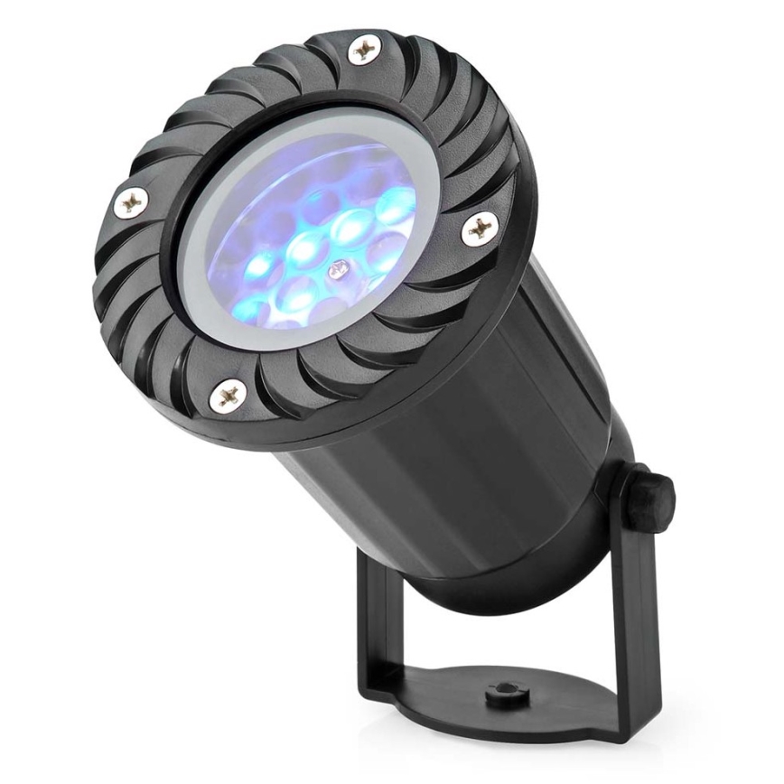 LED Božićni vanjski projektor snježnih pahulja 5W/230V IP44