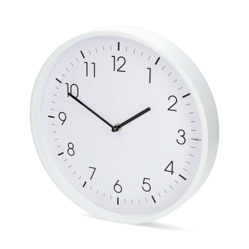 Zidni sat promjera 30,8 cm, 1xAA, bijeli