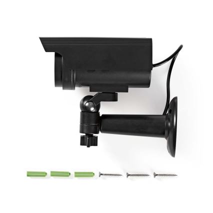 LED maketa sigurnosne kamere sa solarnim panelom 2xAA IP44