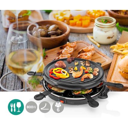 Raclette roštilj s dodacima 800W/230V