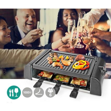 Raclette roštilj s dodacima 1000W/230V