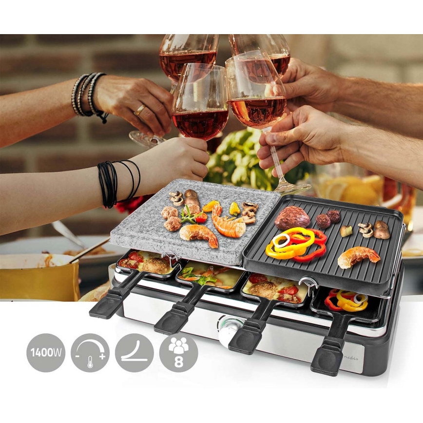 Raclette roštilj s dodacima 1400W/230V