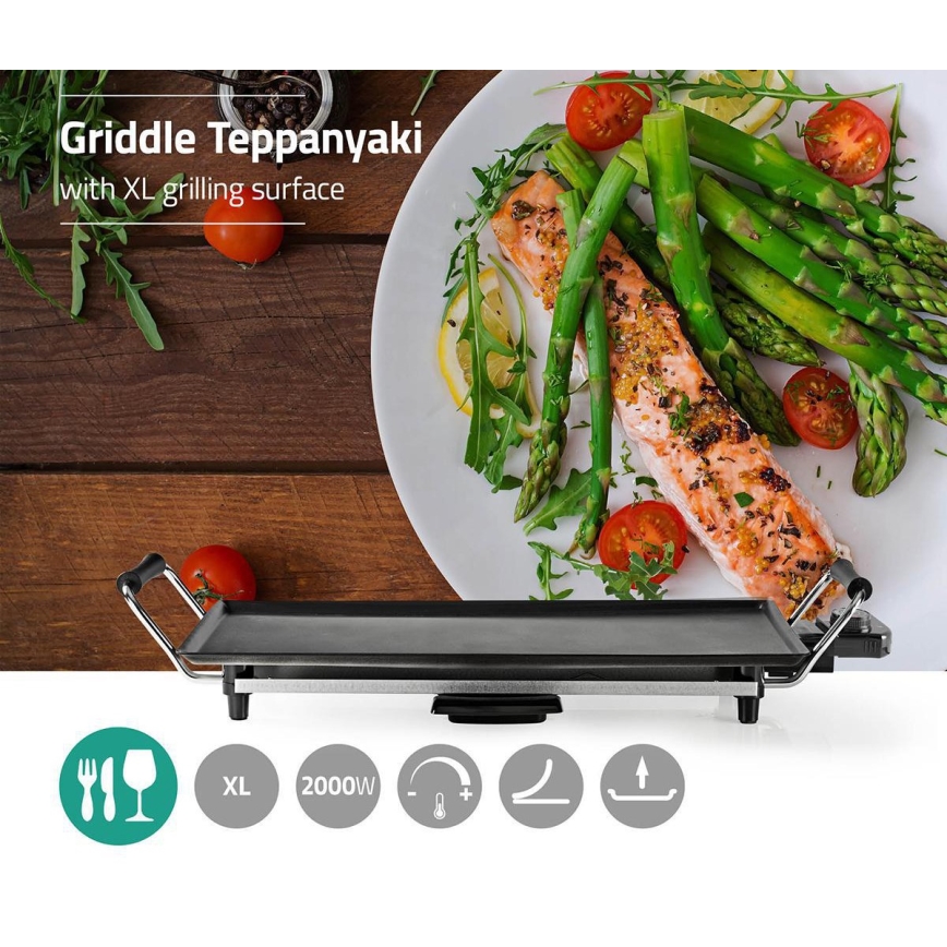 Stolni roštilj Teppanyaki 2000W/230V