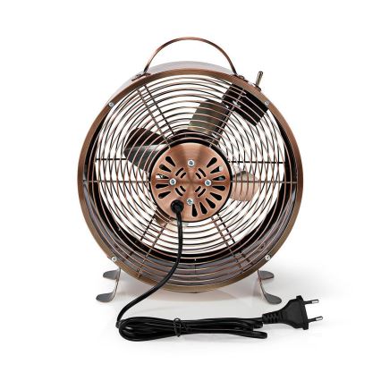 Stolni ventilator RETRO 20W/230V bakreni ø25 cm