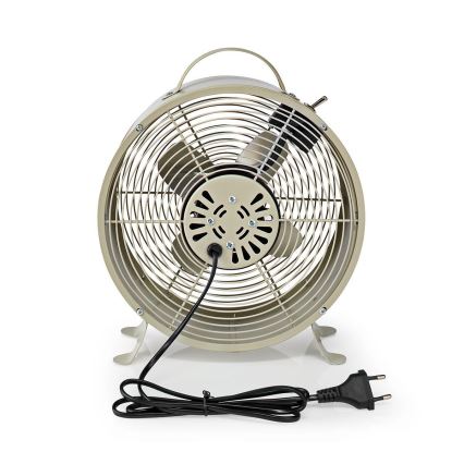 Stolni ventilator RETRO 20W/230V sivi ø25 cm