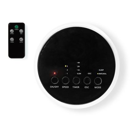 Stupni ventilator 50W/230V bijela + daljinski upravljač