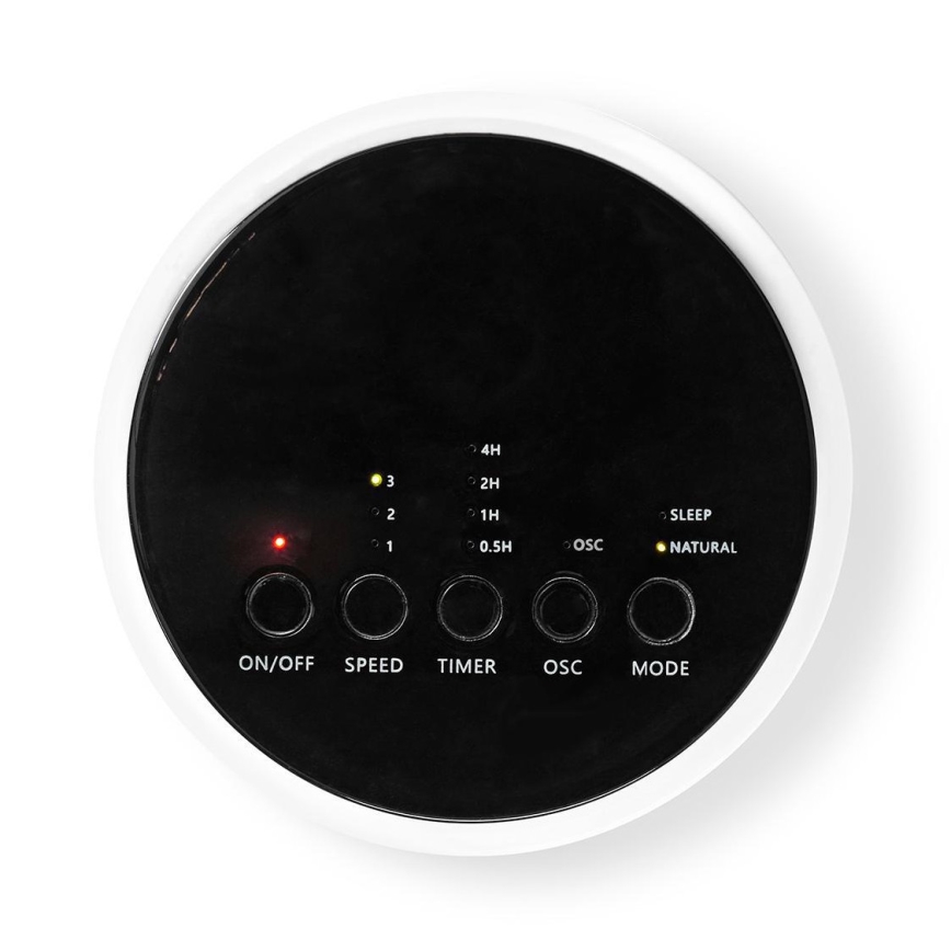 Stupni ventilator 50W/230V bijela + daljinski upravljač