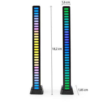 LED RGB Punjiva stolna lampa LED/250 mAh