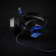 LED Gaming slušalice s mikrofonom crna/plava