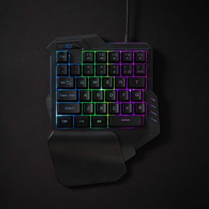 LED RGB Gaming tipkovnica za jednu ruku 5V