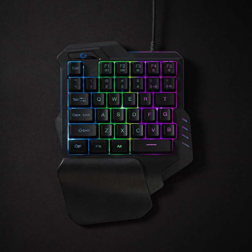 LED RGB Gaming tipkovnica za jednu ruku 5V