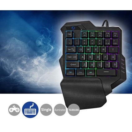 LED RGB Gaming tipkovnica za jednu ruku 5V