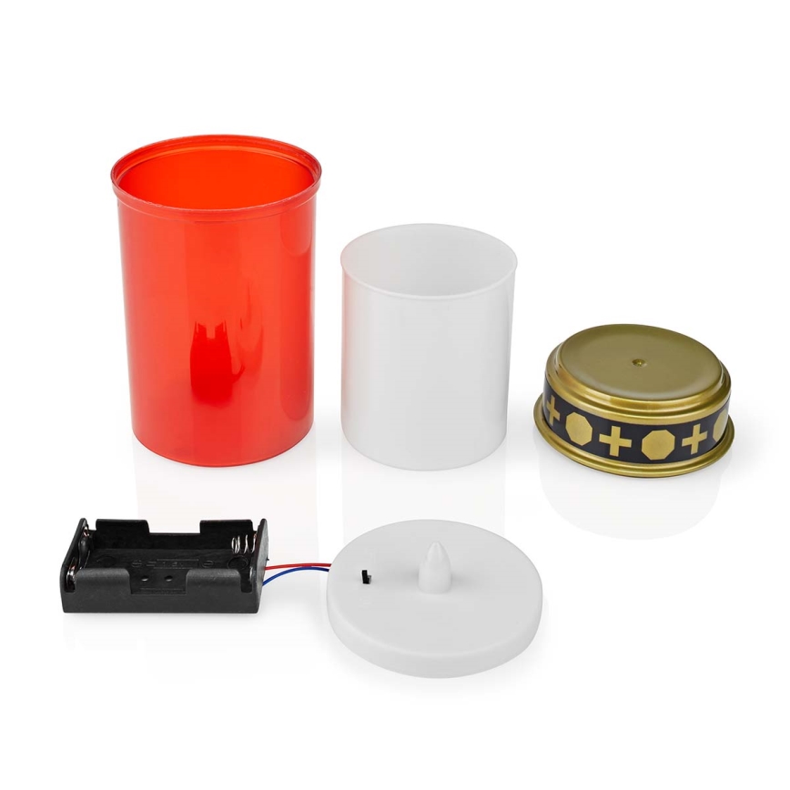 LED Grobna svijeća LED/2xAA IP44