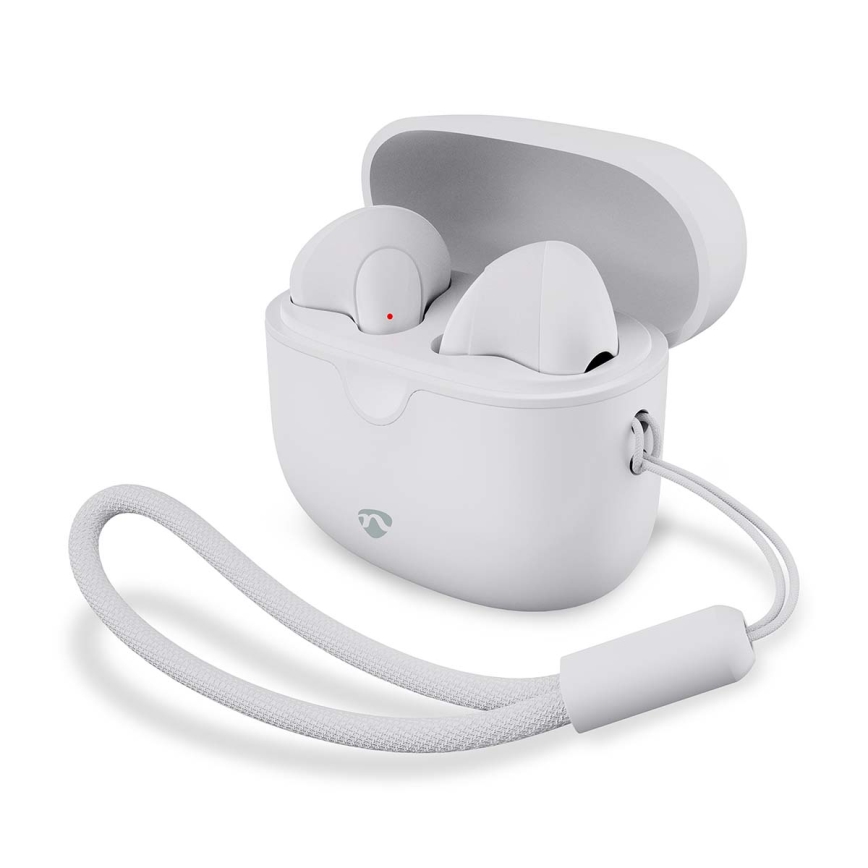 Bežične slušalice 250 mAh + 2x 30 mAh bijela