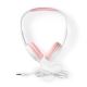 Slušalice ružičasta / bijela