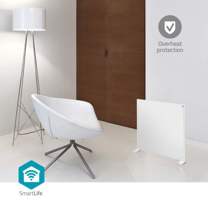 Infracrveni grijaći panel 350W/230V 59,8x62 cm IP44 Wi-Fi Tuya + daljinsko upravljanje