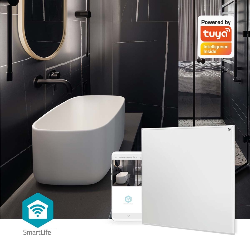 Infracrveni grijaći panel 350W/230V 59,8x62 cm IP44 Wi-Fi Tuya + daljinsko upravljanje