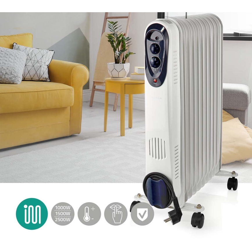 Prijenosni uljni radijator s 11 rebara 1000/1500/2500W/230V