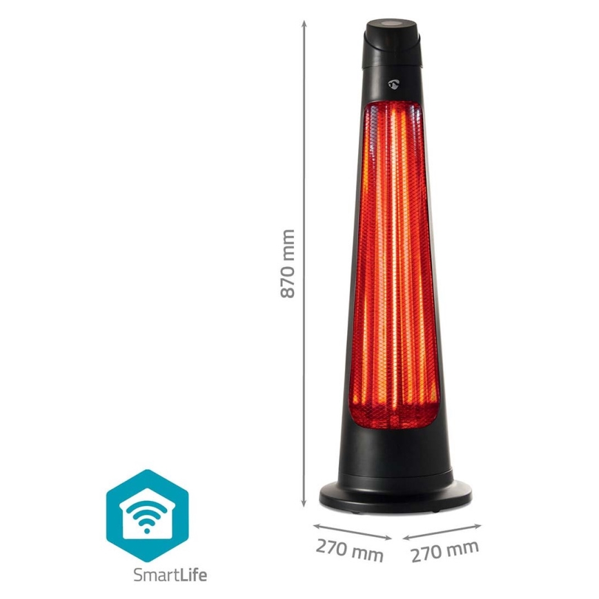 Vanjska grijalica SmartLife 600/1200W/230V Wi-Fi Tuya IP24
