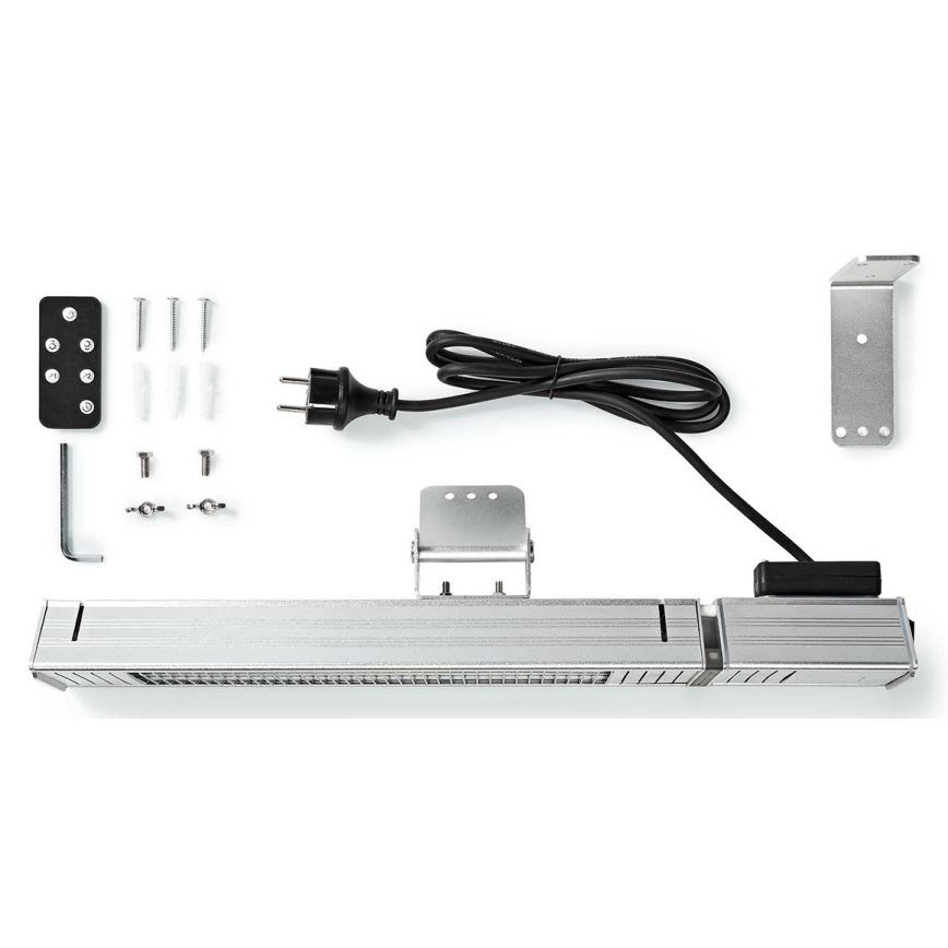 Vanjska grijalica 100W/2000W/230V IP65 + daljinski upravljač