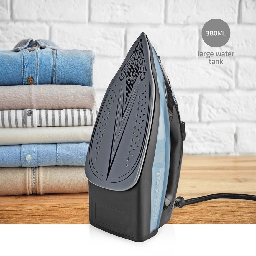 Parna glačala 2600W/230V crna/plava