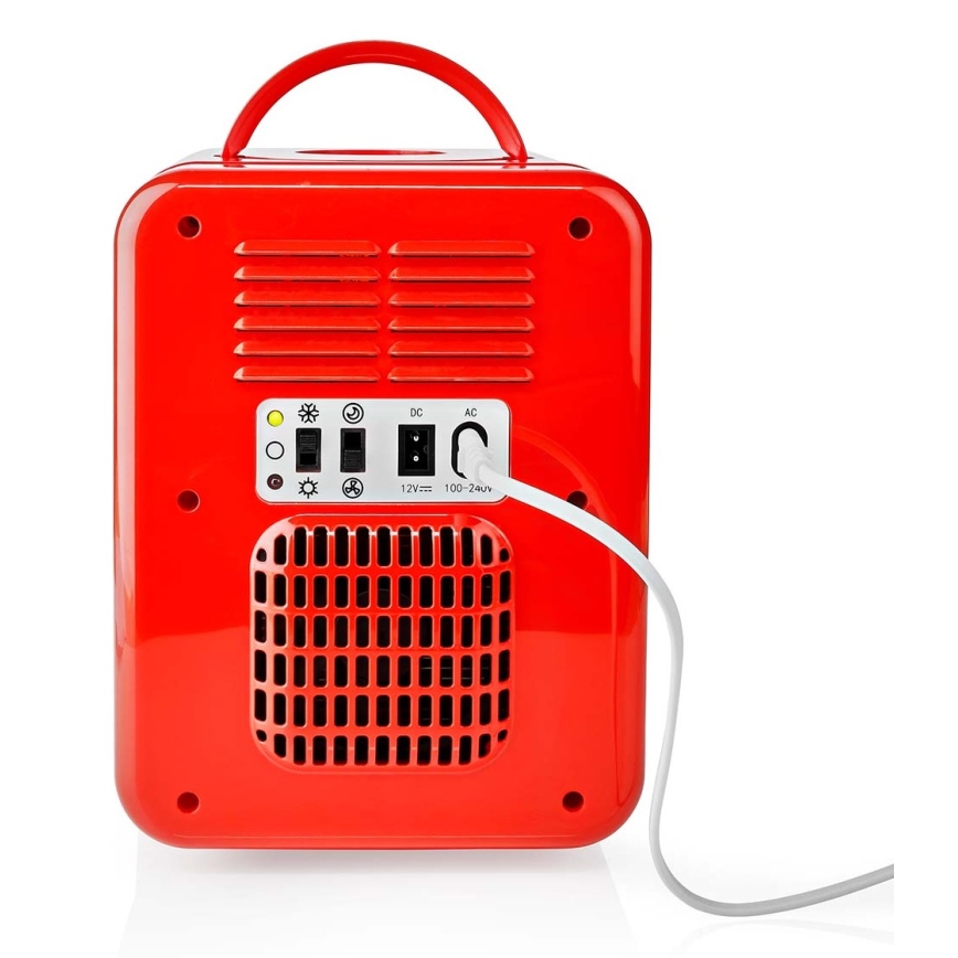 Prijenosni mini hladnjak 50W/230V crvena