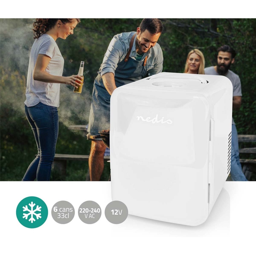 Prijenosni mini hladnjak 50W/230V bijela