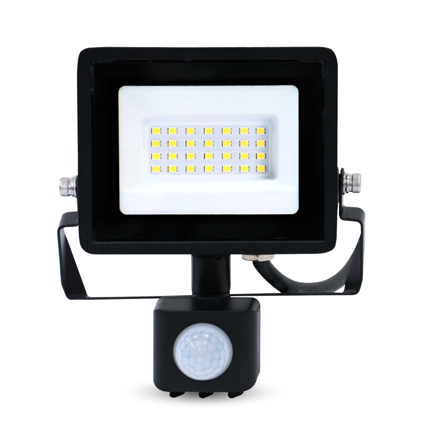 LED reflektor sa senzorom pokreta i sumraka za utičnicu LED/20W/230V IP44